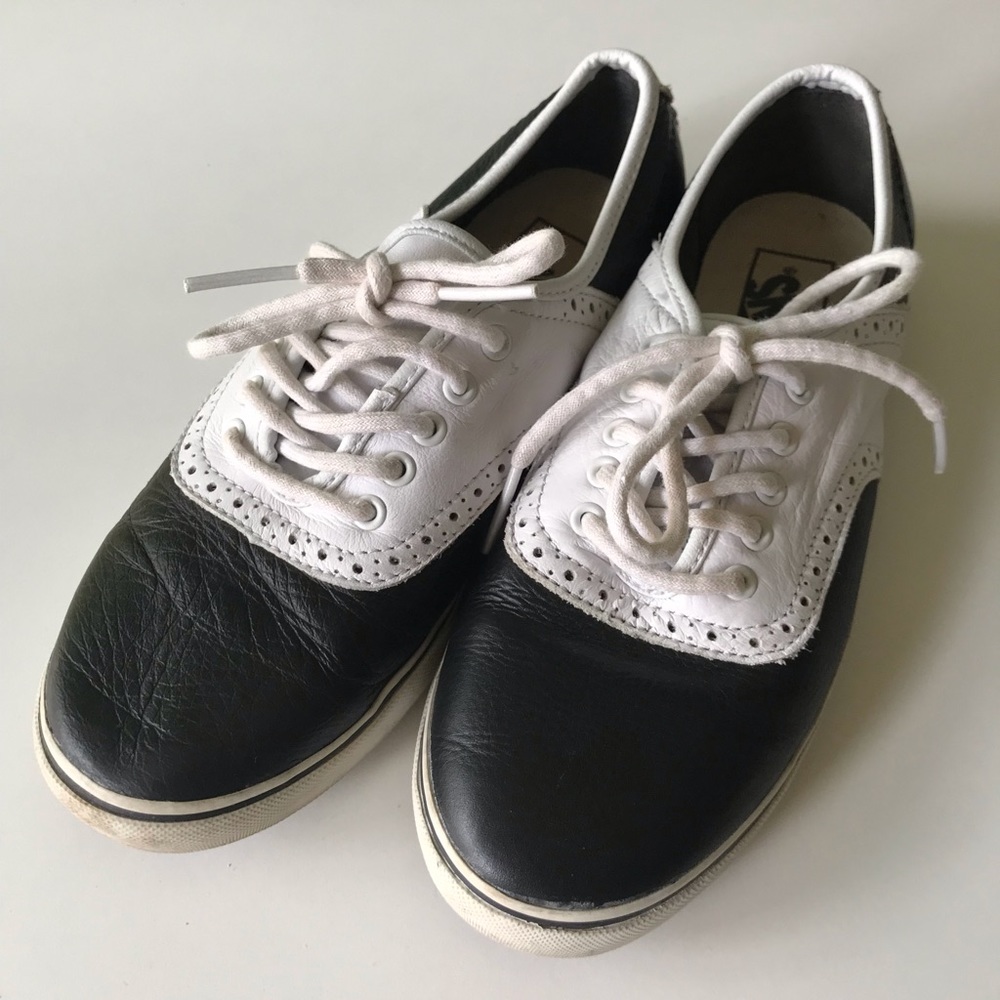 Vans saddle shoes, women size 7